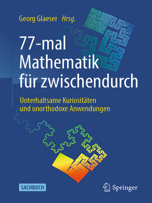 cover image of 77-mal Mathematik für zwischendurch